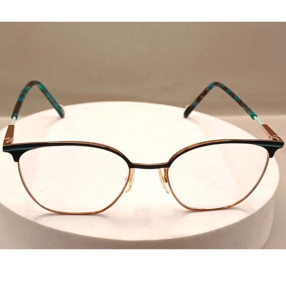 Etnia Barcelona Emerald Blue Turquoise 52-18-142 Spain Eyeglasses Frames main image 5